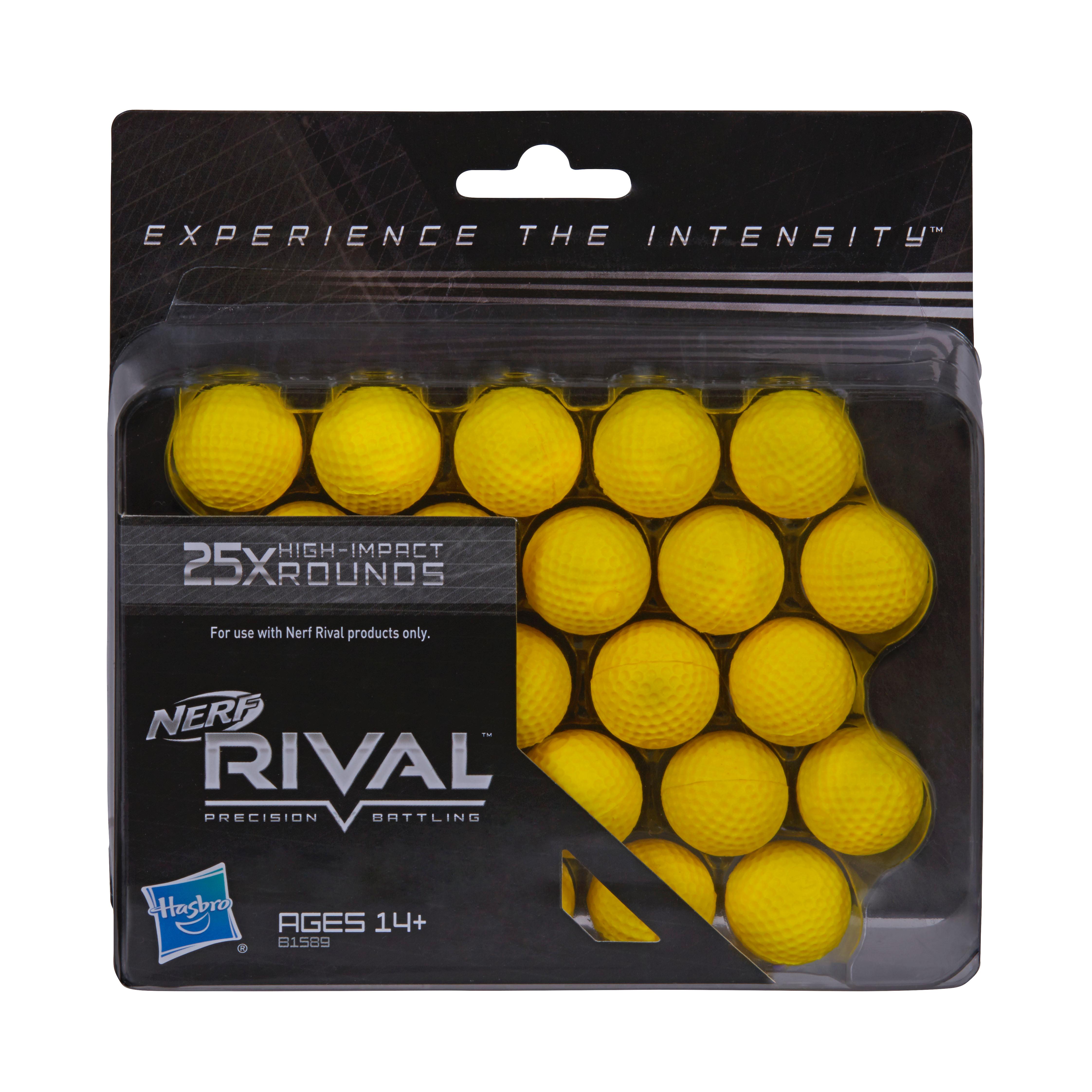 Nerf Rival 80 High Impact Rounds Battle Cases Yellow Balls 
