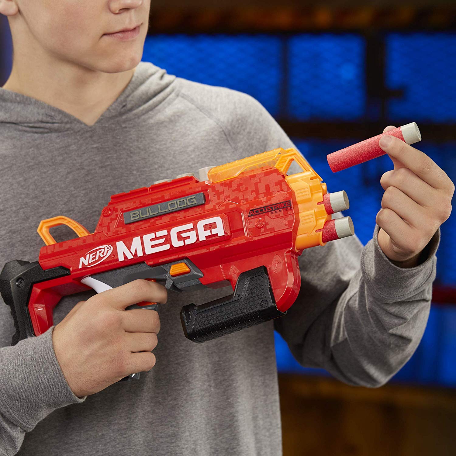 NERF Accustrike Mega Bulldog Blaster Hasbro BRAND 2 Modes for sale online 