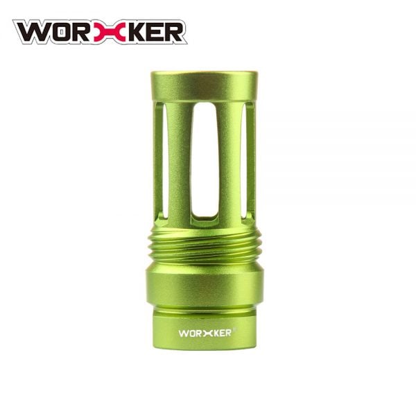 Worker Knight Flash Hider Muzzle (with screw thread) - Apple Green
