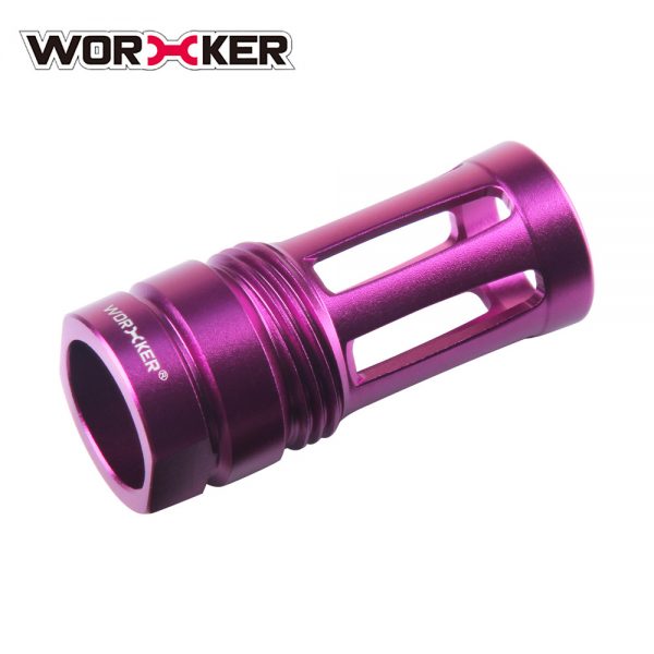 Worker Knight Flash Hider Muzzle (with screw thread) - Purple
