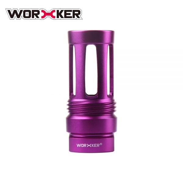 Worker Knight Flash Hider Muzzle (with screw thread) - Purple