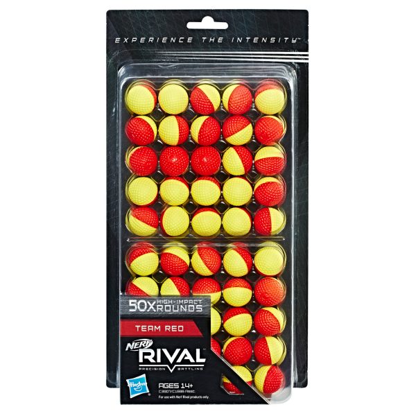 NERF Rival Refill - 50 Rounds Red-Yellow
