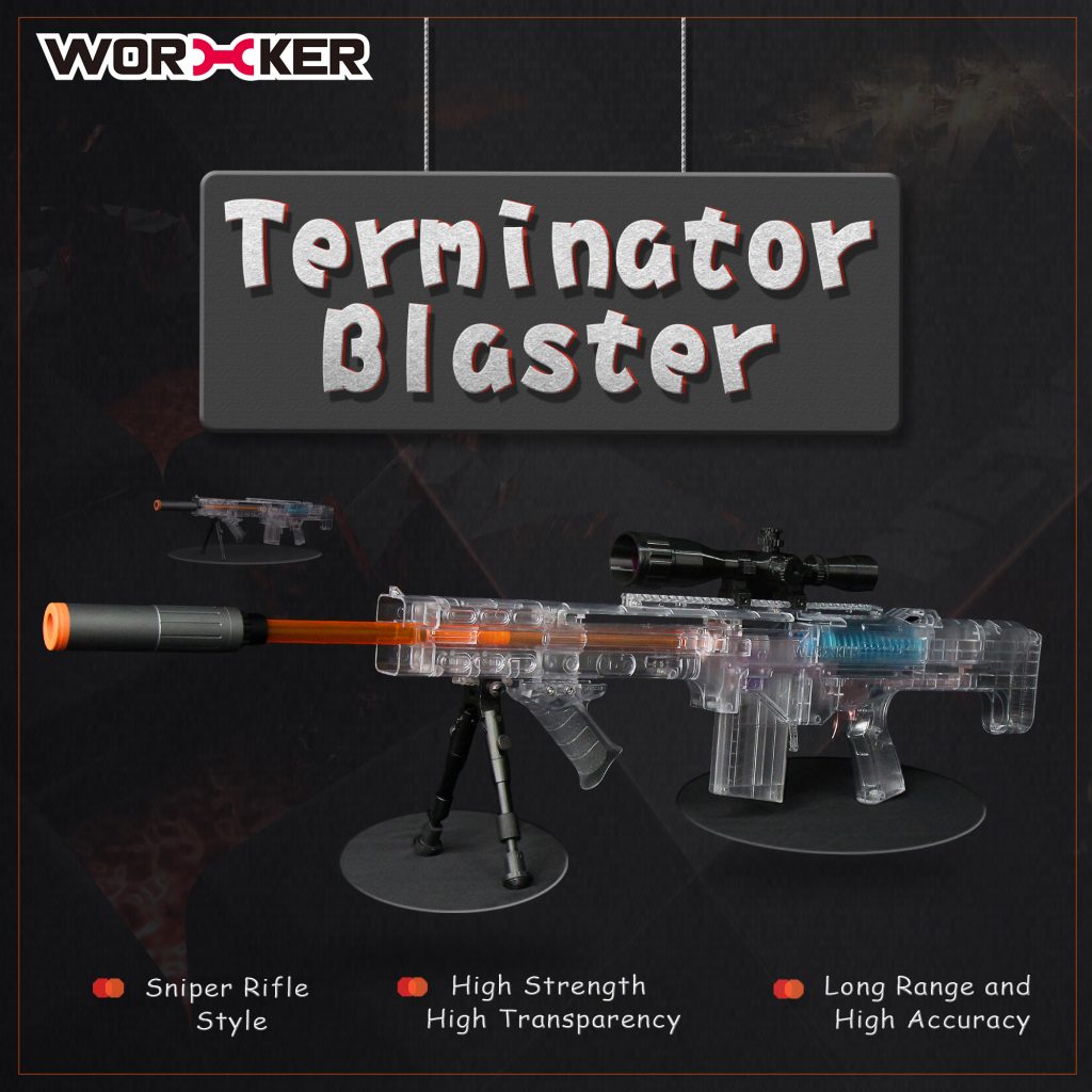 Worker Terminator Clear Longshot Shell Kit