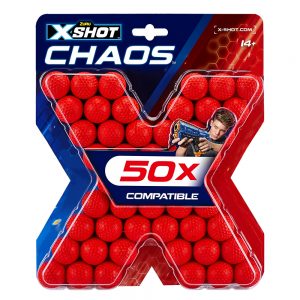 Zuru X-Shot Dart Ball Blaster Round Chaos 50 Refill
