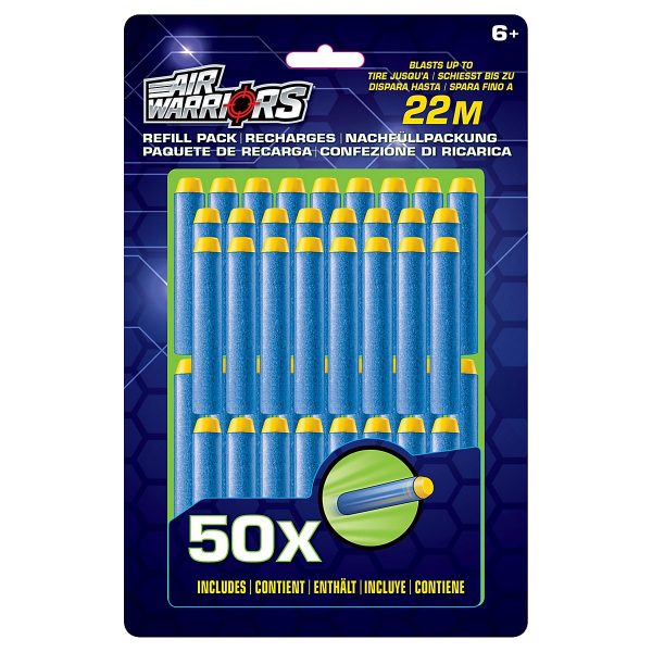 BuzzBee Air Warriors - Long Distance Refill - 50 darts