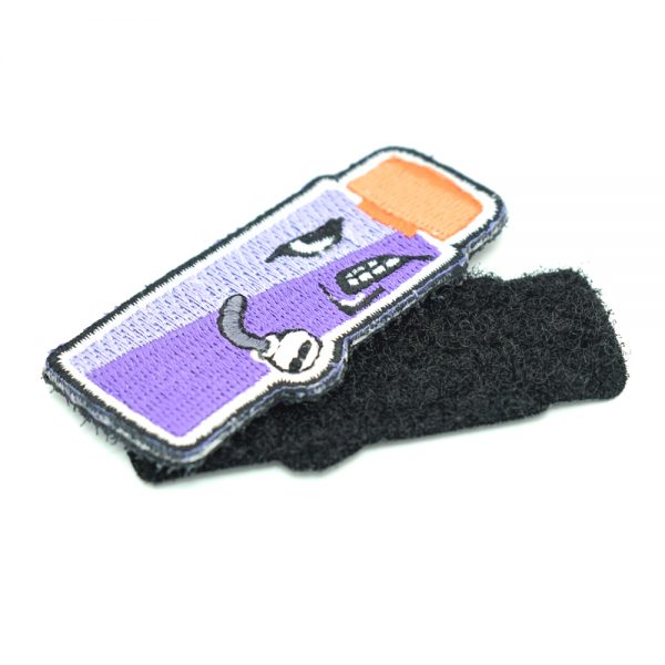 Angry Worker Short Dart Embroidered Patch