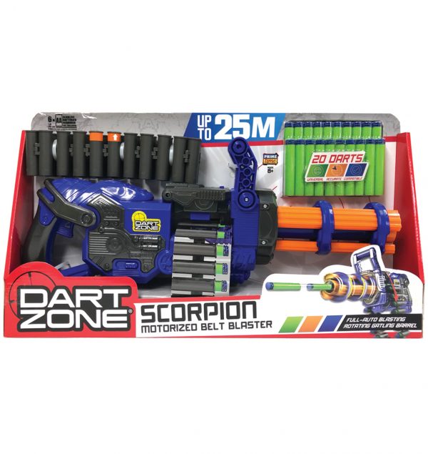 Dart Zone Scorpion Motorized Belt Blaster Gatling