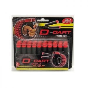 D-Dart Suction Cup Dart Refill - 30 Darts temporary