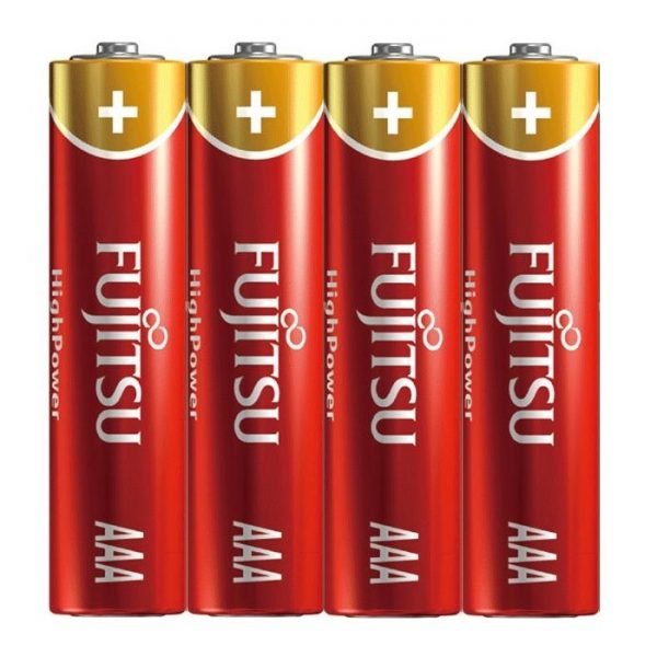 Fujitsu High Power Alkaline AAA Battery - 4 pcs
