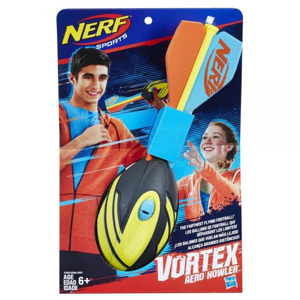 NERF Sports Vortex Aero Howler Black-Yellow