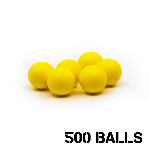 Valken Gotcha .50 cal Reusuable Soft Foam Balls - 500 balls