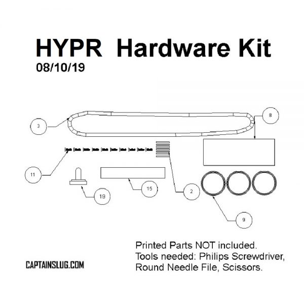 Captain Slug HYPR Homemade - Hardware Kit