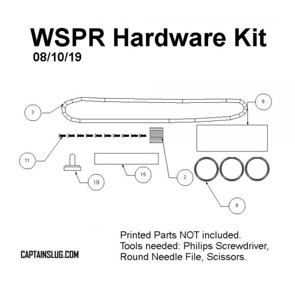 Captain Slug WSPR Homemade - Hardware Kit