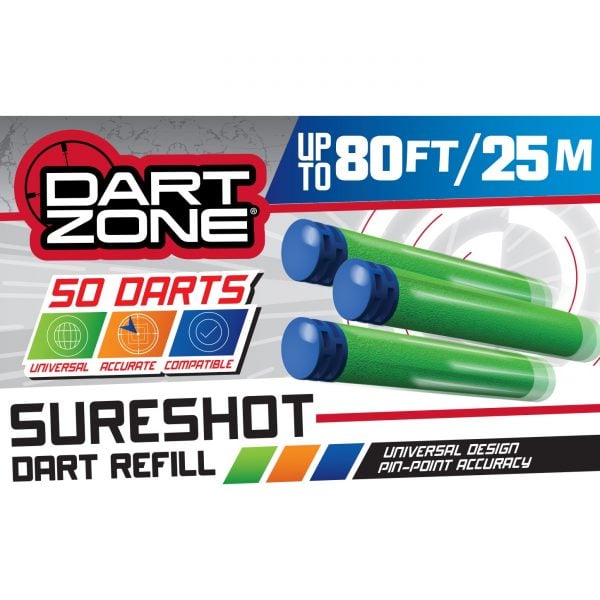Dart Zone Waffle Dart Refill - 50 darts