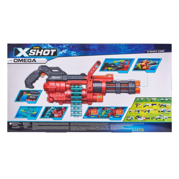 X-Shot Omega 30 Dart Beltfed Blaster
