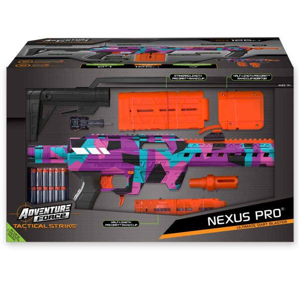 Adventure Force Tactical Strike Nexus Pro - Purple Camo