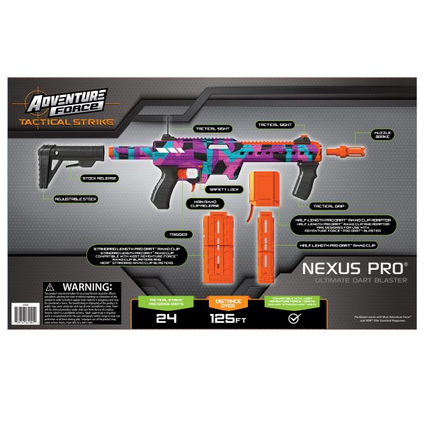 Adventure Force Tactical Strike Nexus Pro - Purple Camo