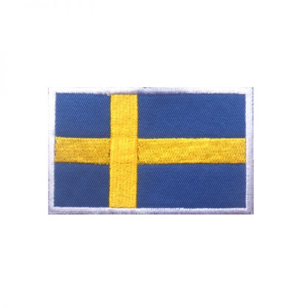 Country Flag Embroidered Patch - Sweden