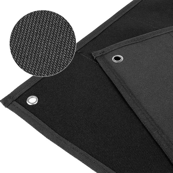 Patch Wall Display Panel for Velcro Patches - Black