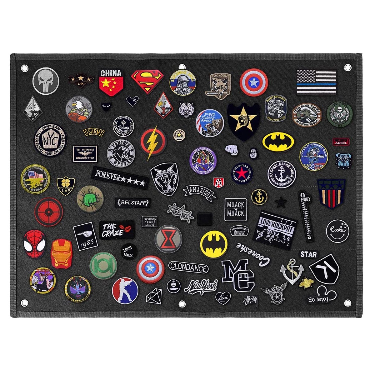 Patch Wall Display Panel for Velcro Patches