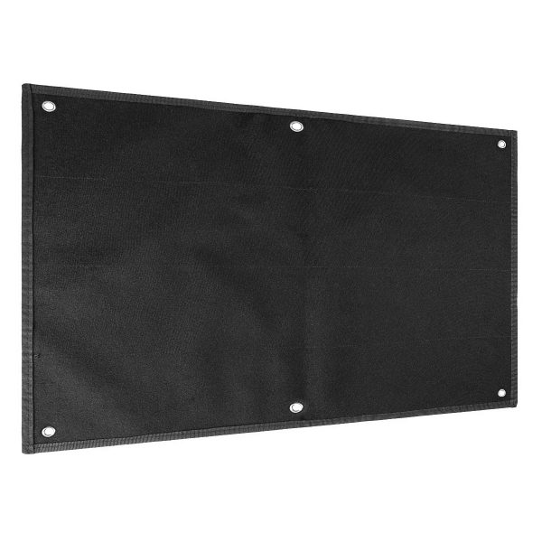 Patch Wall Display Panel for Velcro Patches - Black - Medium