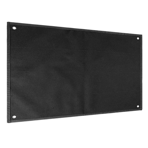 Patch Wall Display Panel for Velcro Patches - Black - Small