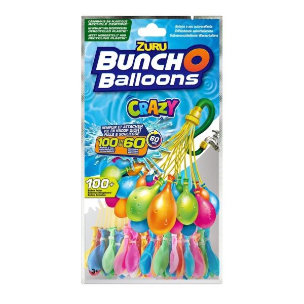 Bunch O Balloons 3 pack - 100 Water Balloons - Crazy Colors