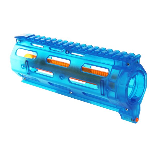 Worker PDW-Style Front Barrel for Ret and Prophecy - Transparent Blue