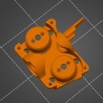 Daybreak Flywheel Cage for Nerf Stryfe / Rapidstrike - 3D Printed