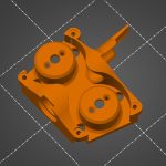 Daybreak Flywheel Cage for Nerf Modulus ECS-10 / Demolisher - 3D Printed