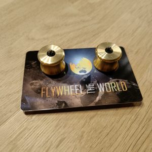 FTW Asteroids - Solar Flare - Brass Micro Flywheels