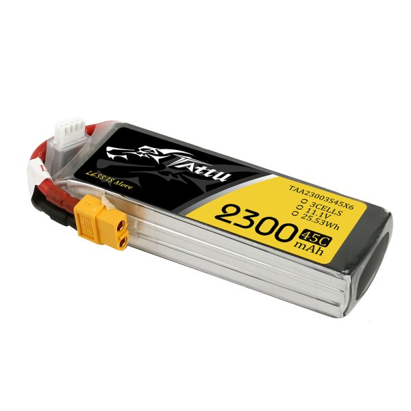 Tattu 3S 2300mAh 45C LiPo battery (XT60)