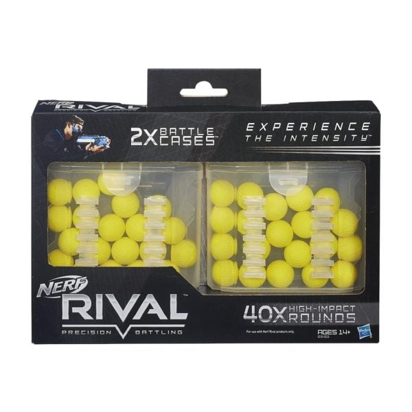 Nerf Rival Refill Pack with Battle Cases - 40 Rounds