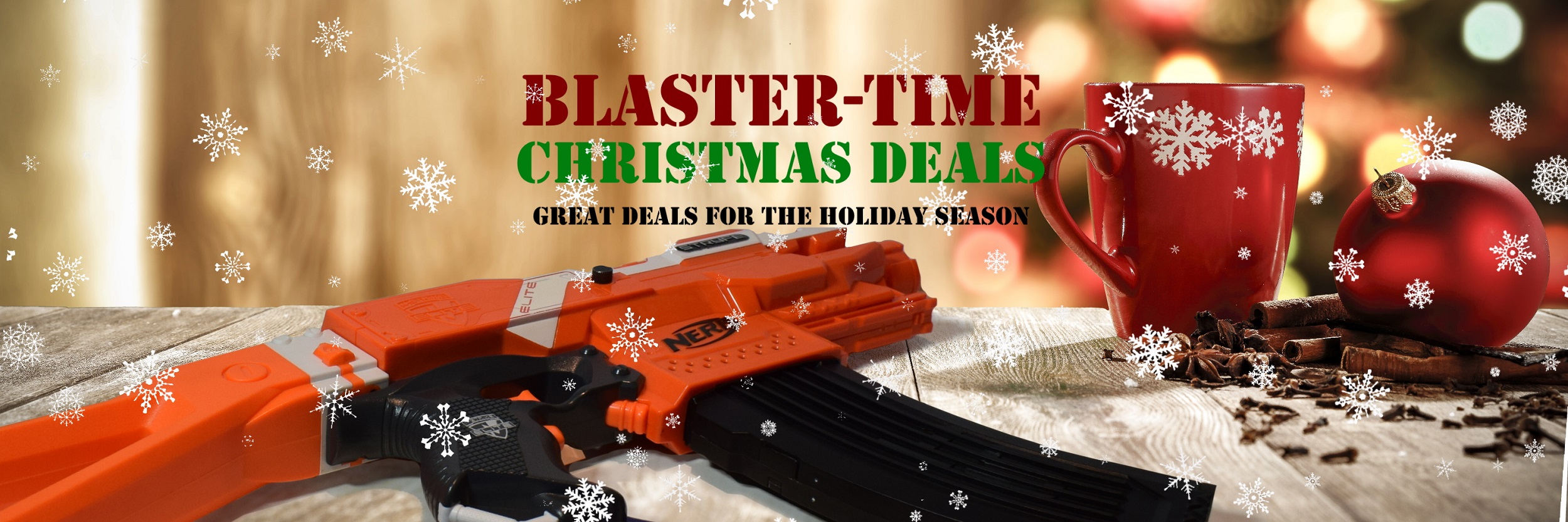Blaster-Time Christmas Banner
