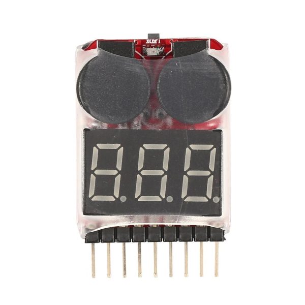 LiPo Voltage Safety Alarm for 1S-8S Battery - Display