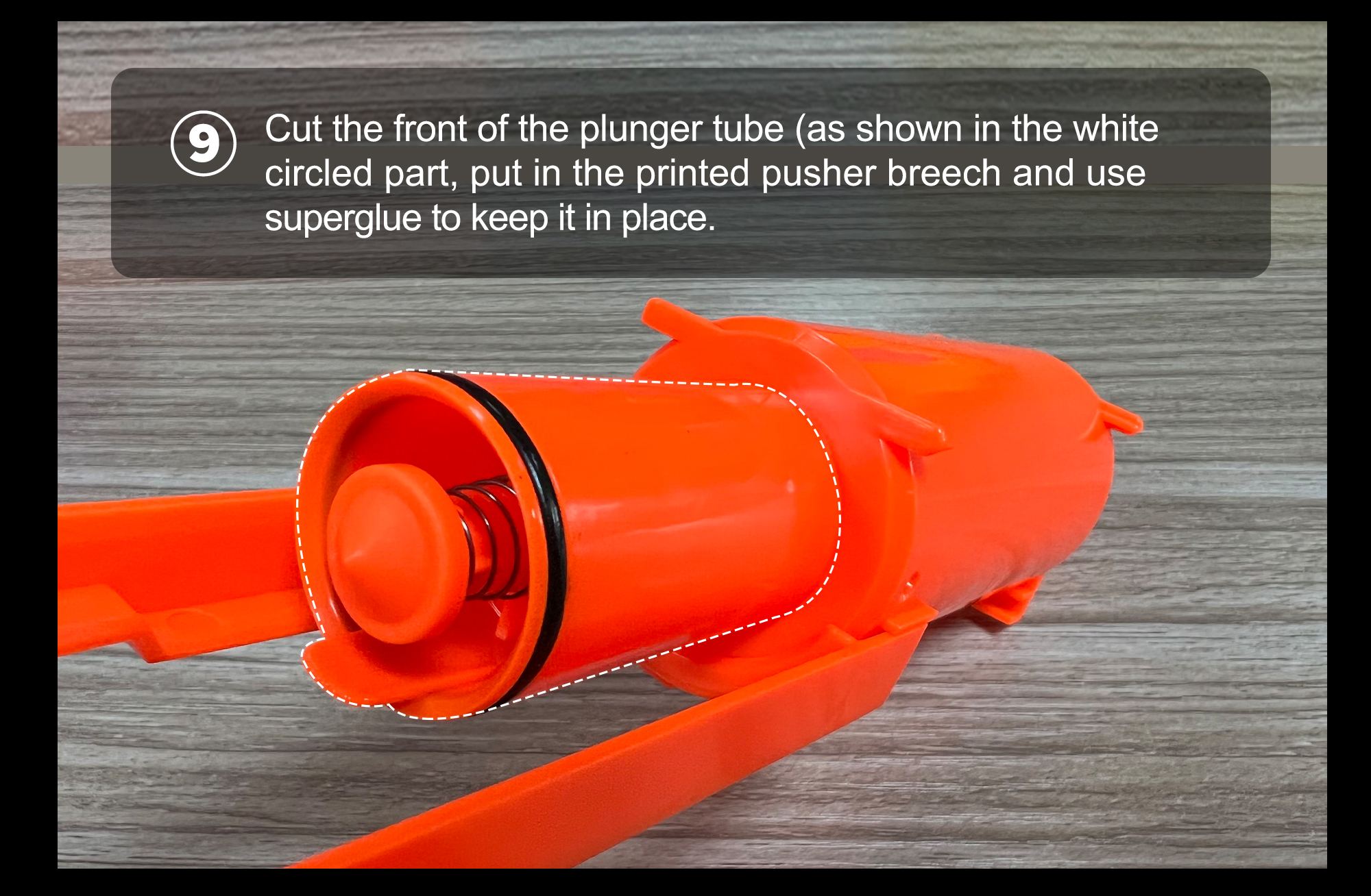 Worker Short Dart Conversion kit for NERF Rival Pathfinder Instructions