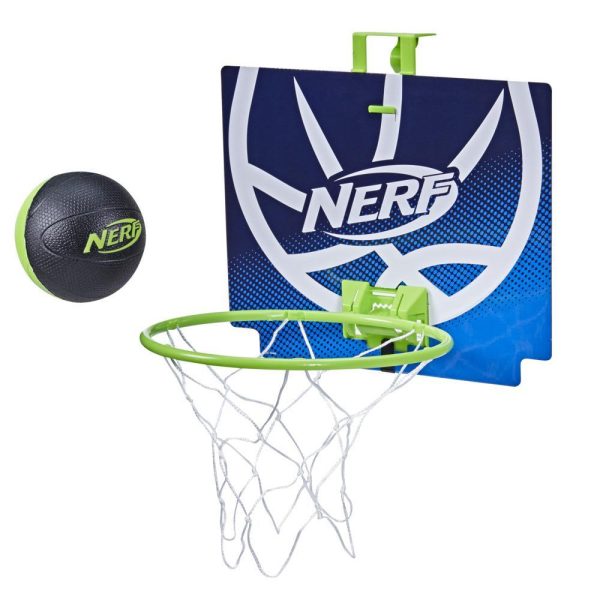 NERF Nerfoop - Classic Mini Foam Basketball and Hoop - Green