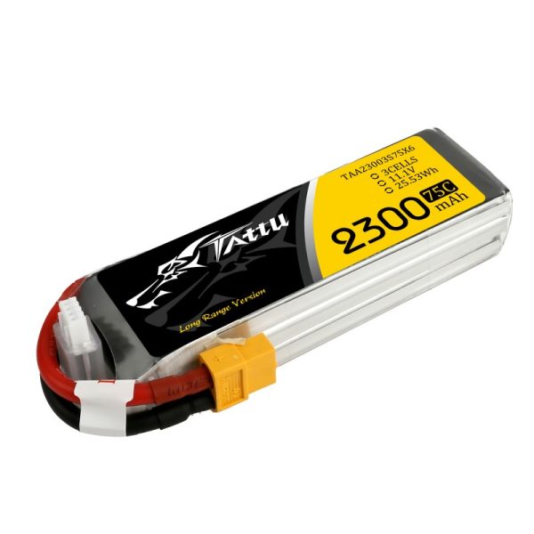Tattu 3S 2300mAh 75C LiPo battery (XT60)