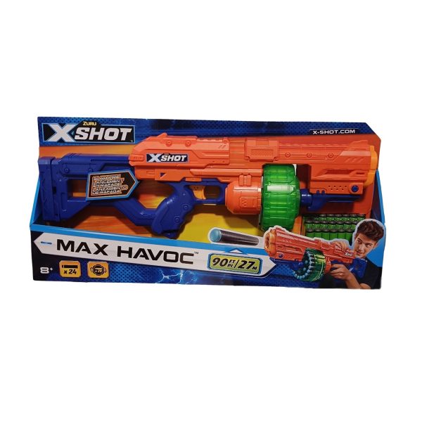 X-Shot Max Havoc - Red Blue Green