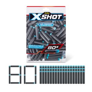 X-Shot Air Pocket Technology Dart Refill - 80 darts