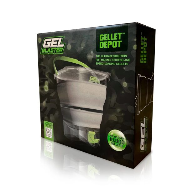 Gel Blaster Collapsible Gellet Depot - Holds 10.000+ Gel Balls