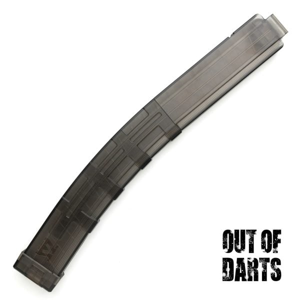Out Of Darts Tachi Short Dart Magazine - 29 Dart Capacity - Transparent Black