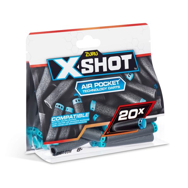 X-Shot Air Pocket Technology Dart Refill - 20 darts