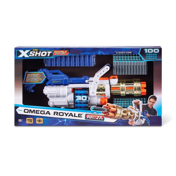 X-Shot Omega Royale 30 Dart Beltfed Blaster
