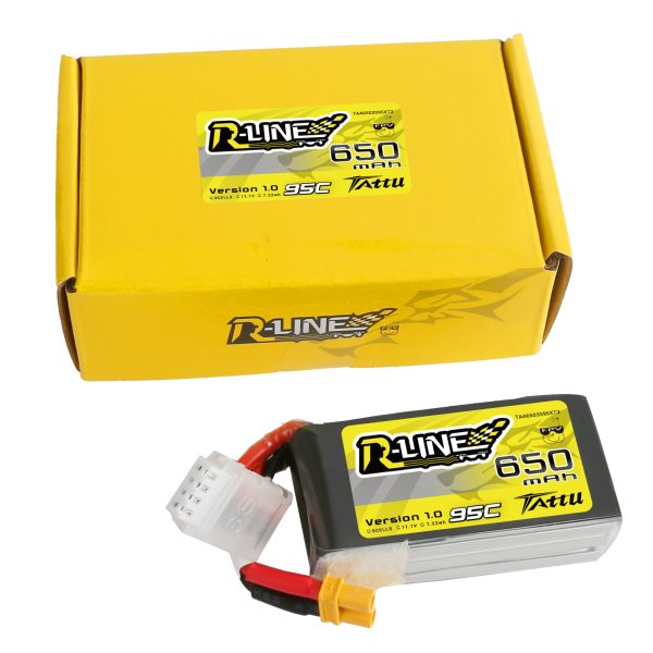 Tattu R-Line 3S 650mAh 95C LiPo battery (XT30)
