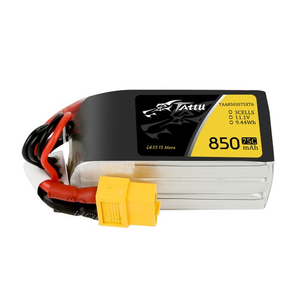 Tattu R-Line 3S 850mAh 75C LiPo battery (XT60)